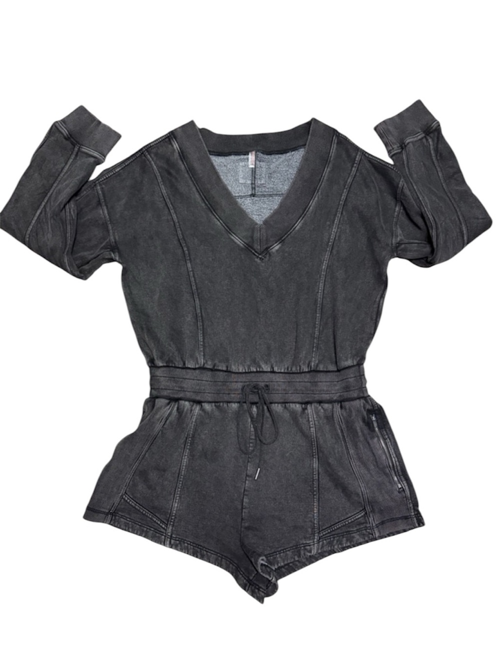 FP Movement by Free People Black Intercept Romper Size Large NWT - Picture 4 of 10